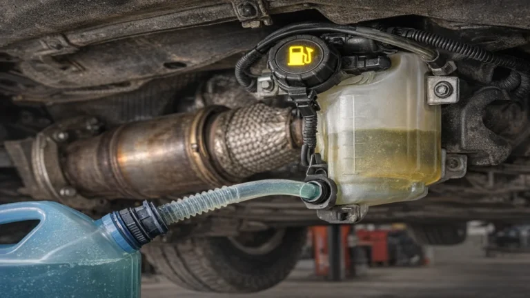 réservoir additif FAP diesel niveau additif FAP trop faible sur système filtre à particules